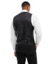 Фото #7 товара ASOS DESIGN skinny suit waistcoat in black
