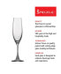 Фото #3 товара Бокалы для шампанского Spiegelau Wine Lovers, набор из 4 шт., 6.7 унций.