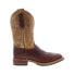 Фото #1 товара Double H Talache Wide Square Toe Roper 11" Mens Brown Cowboy Western Boots