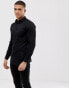 Фото #1 товара Jack & Jones Premium super slim fit stretch smart shirt in black