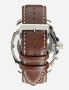 Фото #11 товара Seiko Kinetic Men's Stainless Steel Watch with Leather Strap.