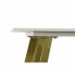 Фото #3 товара Вспомогательный стол DKD Home Decor Керамика Позолоченный Металл Белый современный (60 x 60 x 48 cm)