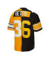 Men's Jerome Bettis Black and Gold Pittsburgh Steelers 1996 Split Legacy Replica Jersey