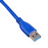 Фото #3 товара Akyga AK-USB-28 - 1 m - USB A - USB A - USB 3.2 Gen 1 (3.1 Gen 1) - Blue