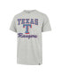 Men's Heather Gray Texas Rangers Sandy Daze Franklin T-shirt