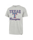 Men's Heather Gray Texas Rangers Sandy Daze Franklin T-shirt Серый, S - фото #2