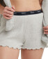 Women's Originals Cozywear Ribbed Ruffled Shorts OG118