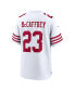 Men's Christian McCaffrey White San Francisco 49ers Game Player Jersey