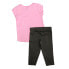 Puma TwoPiece Crew Neck Short Sleeve T-Shirt & Capri Leggings Set Toddler Girls