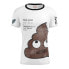 ფოტო #1 პროდუქტის OTSO Emoji Déjà Poo short sleeve T-shirt
