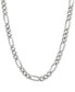 ფოტო #1 პროდუქტის Figaro Link Chain 22" Necklace (4-1/3mm) in Sterling Silver
