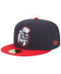 Men's Navy Tulsa Drillers Theme Nights Sound 59FIFTY Fitted Hat Синий, 7 - фото #1