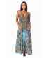 ფოტო #1 პროდუქტის Women's Scoop neck t- back maxi dress