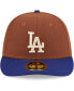 ფოტო #2 პროდუქტის Men's Brown Los Angeles Dodgers Tiramisu Low Profile 59FIFTY Fitted Hat