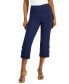 Фото #1 товара Women's Side Lace-Up Capri Pants, Created for Macy's