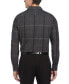 Фото #2 товара Men's Cotton Tonal Jacquard Plaid Button Shirt