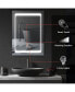 Фото #9 товара Bathroom Medicine Cabinet with LED Light & 3 Shelves