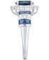 Фото #4 товара Кольцо Macy's Sapphire & Diamond Halo