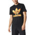 Фото #1 товара Adidas Originals Trefoil Graphic Shortsleeve Men's T-Shirt Black bq3130