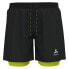 ODLO Axalp 2 in 1 shorts Black / Evening Primrose, 2XL - фото #2