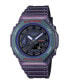 Фото #1 товара Часы и аксессуары CASIO G-Shock мужские аналогово-цифровые пурпурные из смолы 50,0 мм, модель GA2100AH-6A