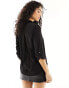 Фото #8 товара Pimkie v neck blouse in black