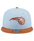 Men's Light Blue/Brown Orlando Magic 2-Tone Color Pack 9fifty Snapback Hat