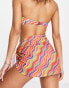 Фото #2 товара It's Now Cool Premium rainbow mesh sarong in multi