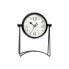 Table clock Black Metal 15,5 x 20 x 11 cm (4 Units)