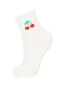 Kadın 3'lü Pamuklu Soket Çorap N0890azns