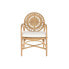 Chair DKD Home Decor White Natural 55 x 65 x 90 cm