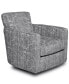 Фото #1 товара CLOSEOUT! Jordani 33" Fabric Swivel Accent Chair, Created for Macy's