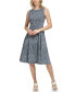Фото #1 товара Women's Printed Sleeveless A-Line Dress