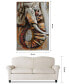 Фото #9 товара Elephant Mixed Media Iron Hand Painted Dimensional Wall Art, 60" x 40" x 2.8"