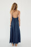 TRF FLOWING DENIM DRESS