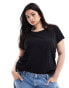 Фото #1 товара Yours crew neck t-shirt in black