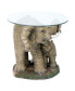 Фото #5 товара Журнальный столик Design Toscano Elephant's Majesty с стеклянной столешницей
