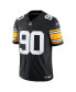 Фото #3 товара Men's T.J. Watt Black Pittsburgh Steelers Vapor F.U.S.E. Limited Jersey