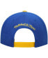 Фото #4 товара Men's Royal, Gold Golden State Warriors Hardwood Classics Snapback Hat