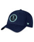 Фото #2 товара Men's Deep Sea Blue Seattle Kraken Authentic Pro Training Camp Flex Hat