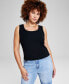 Фото #1 товара Women's Basic Scoop-Neck Tank Top, Created for Macy's