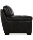 Фото #4 товара Myars 69" Leather Loveseat, Created for Macy's