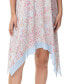 ფოტო #5 პროდუქტის Women's Printed Short Sleeve Sleepshirt