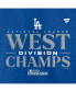 ფოტო #4 პროდუქტის Big Boys Royal Los Angeles Dodgers 2023 NL West Division Champions Locker Room T-shirt