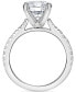 ფოტო #5 პროდუქტის Certified Lab Grown Diamond Split Shank Engagement Ring (3-3/8 ct. t.w.) in 14k Gold