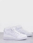 Фото #2 товара adidas Originals Forum Mid trainers in triple white