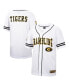 Men's White and Black Grambling Tigers Free Spirited Baseball Jersey