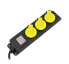 Фото #3 товара Awtools Workter Driver Black 3 5,0M розыгрыша с заземлением, IP44 Switch 3x1.5mm