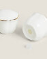 Фото #5 товара Bone china salt and pepper shaker with rim