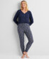 ფოტო #1 პროდუქტის Printed Jogger Pajama Pants XS-3X, Created for Macy's